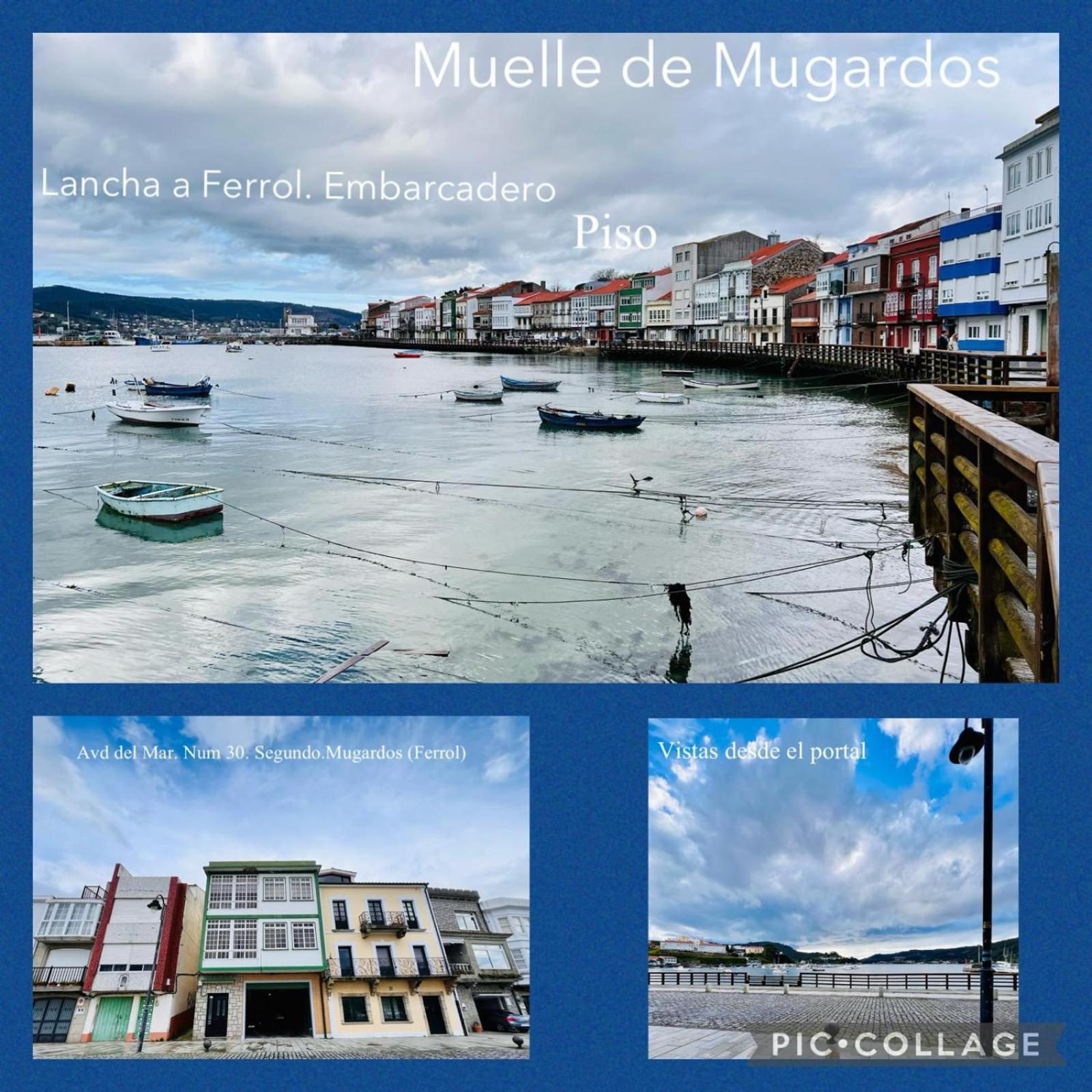 Mugardos Piso En El Puerto 아파트 외부 사진